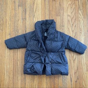 Zara down puffer coat, 18-24 months
